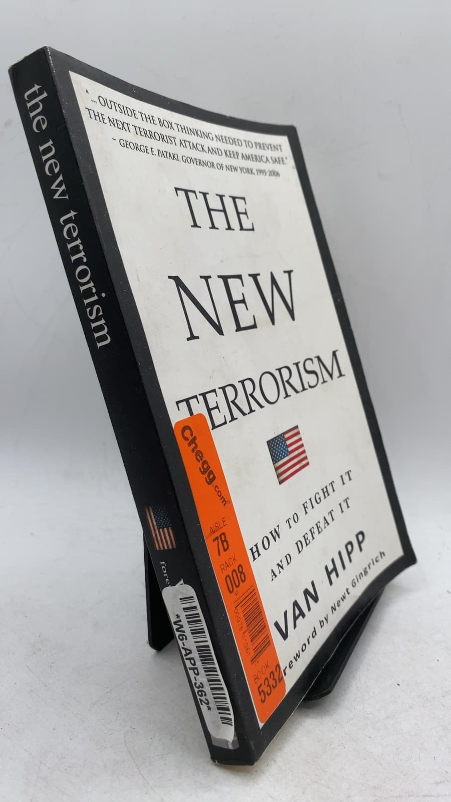 THE NEW TERRORISM: How to Fight It and Defeat It by Van Hipp - front cover