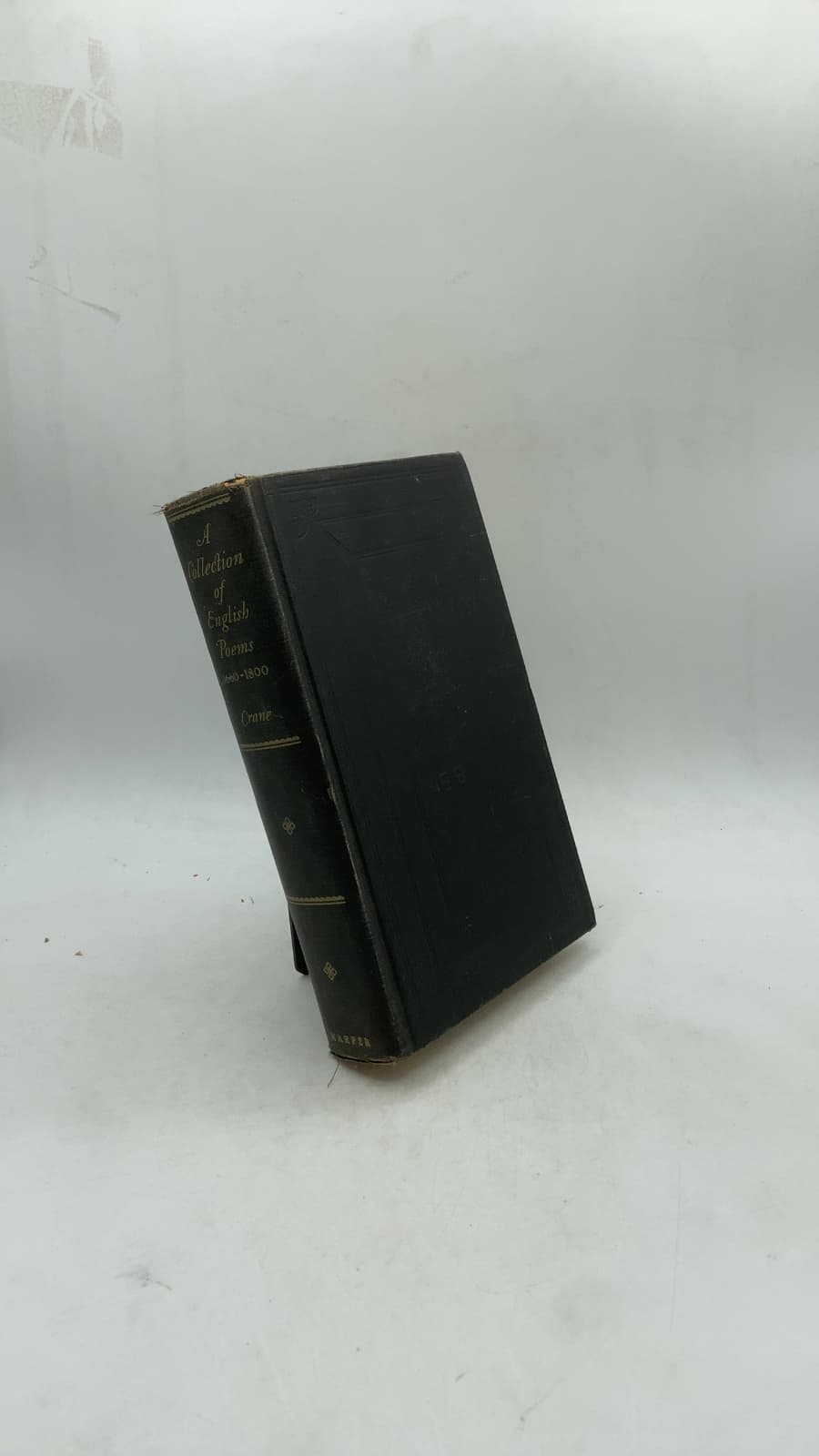 A Collection of English Poems 1660-1800 by Ronald S. Crane - front cover