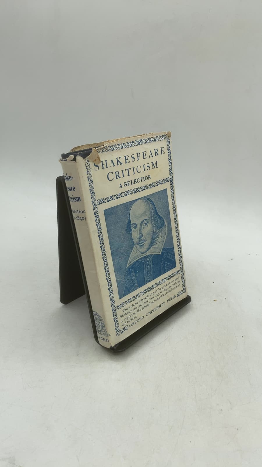 Shakespeare Criticism: A Selection by D. Nichol Smith - front cover