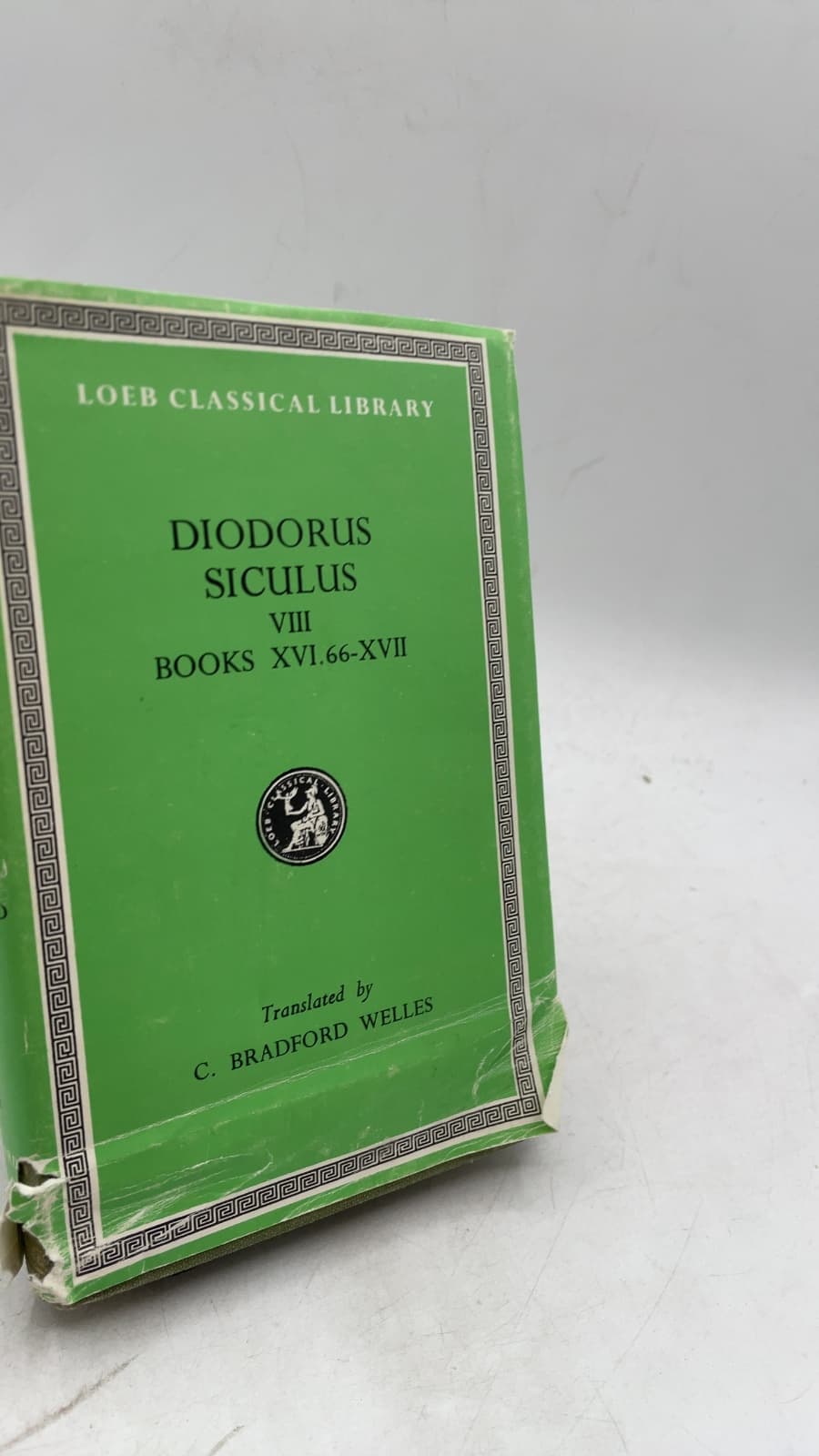 Diodorus of Sicily in Twelve Volumes: VIII, Books XVI. 66-95 and XVII by Diodorus Siculus; C. Bradford Welles (Translator) - front cover