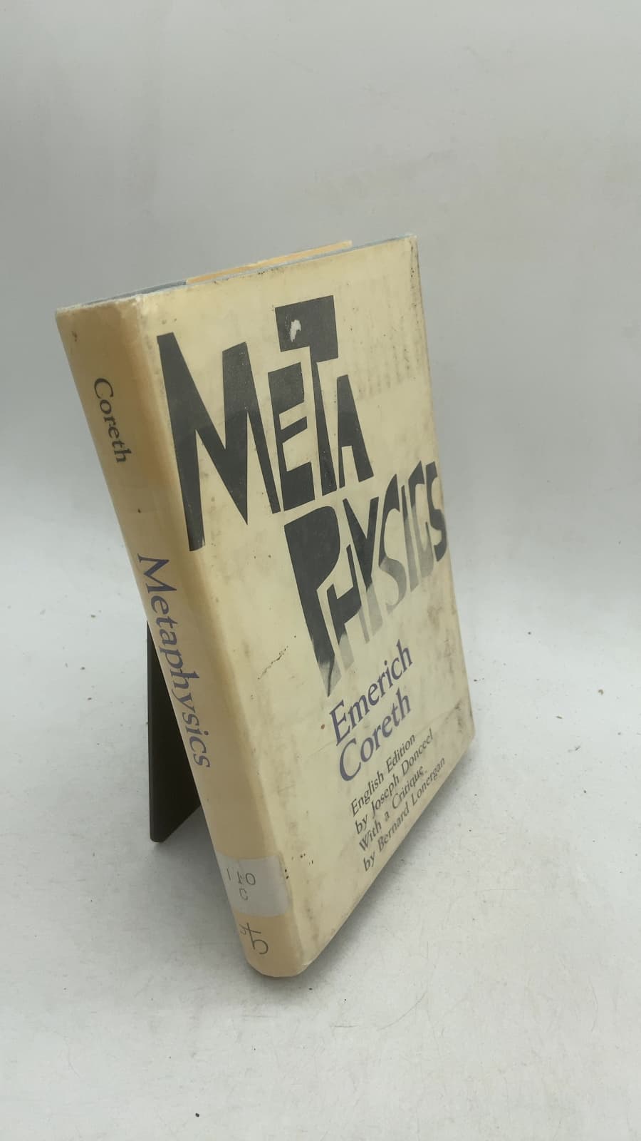 Metaphysics by Emerich Coreth - front cover