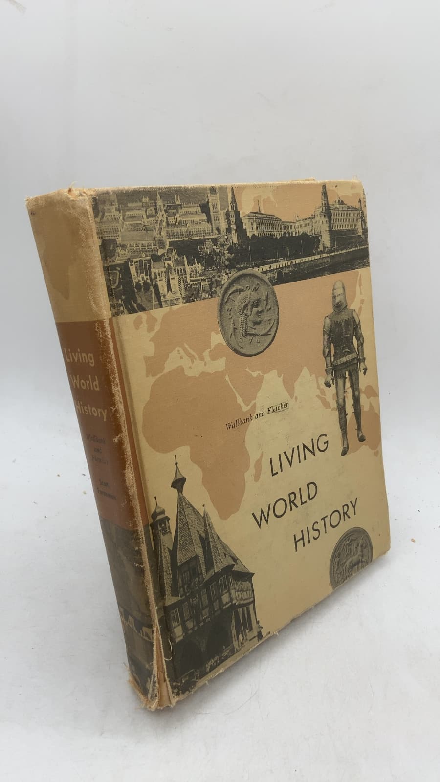 Living World History by T. Walter Wallbank and Arnold Fletcher - front cover
