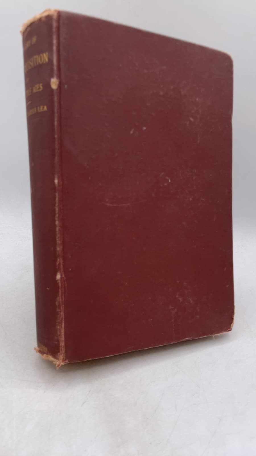 A History of the Inquisition of the Middle Ages, Vol. I by Henry Charles Lea - front cover