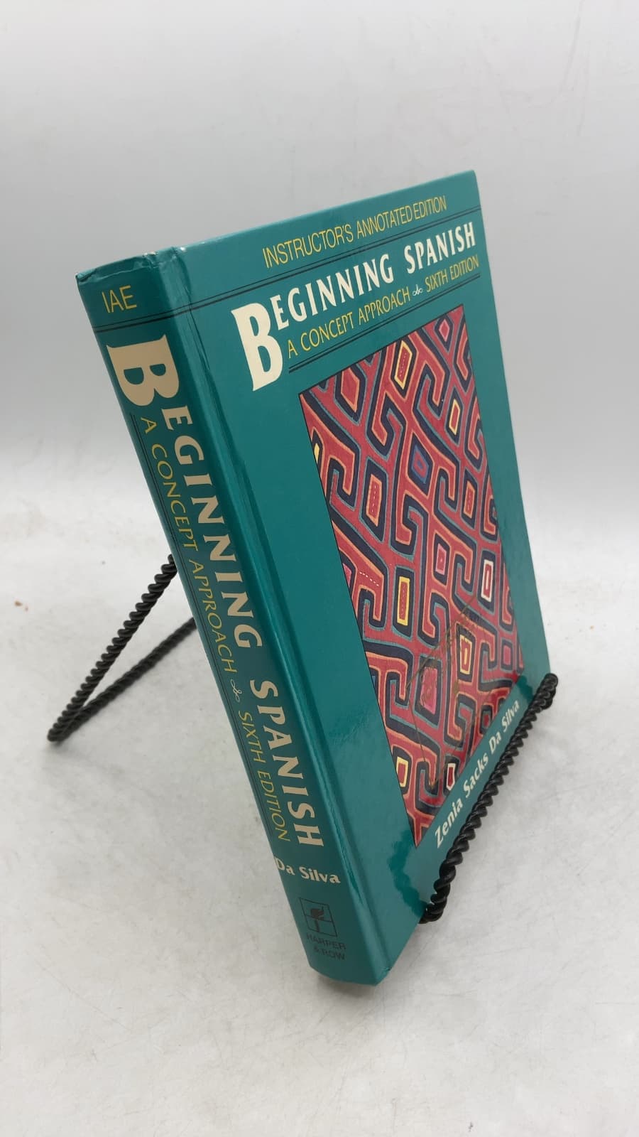 Beginning Spanish: A Concept Approach, Sixth Edition (Instructor's Annotated Edition) by Zenia Sacks Da Silva - front cover