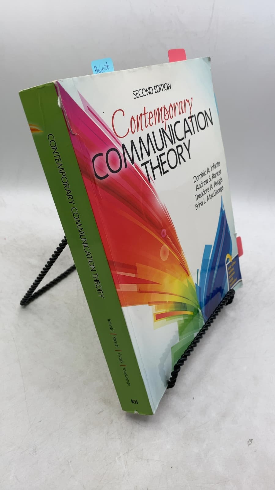 Contemporary Communication Theory by Dominic A. Infante, Andrew S. Rancer, Theodore A. Avtgis, Erina L. MacGeorge - front cover