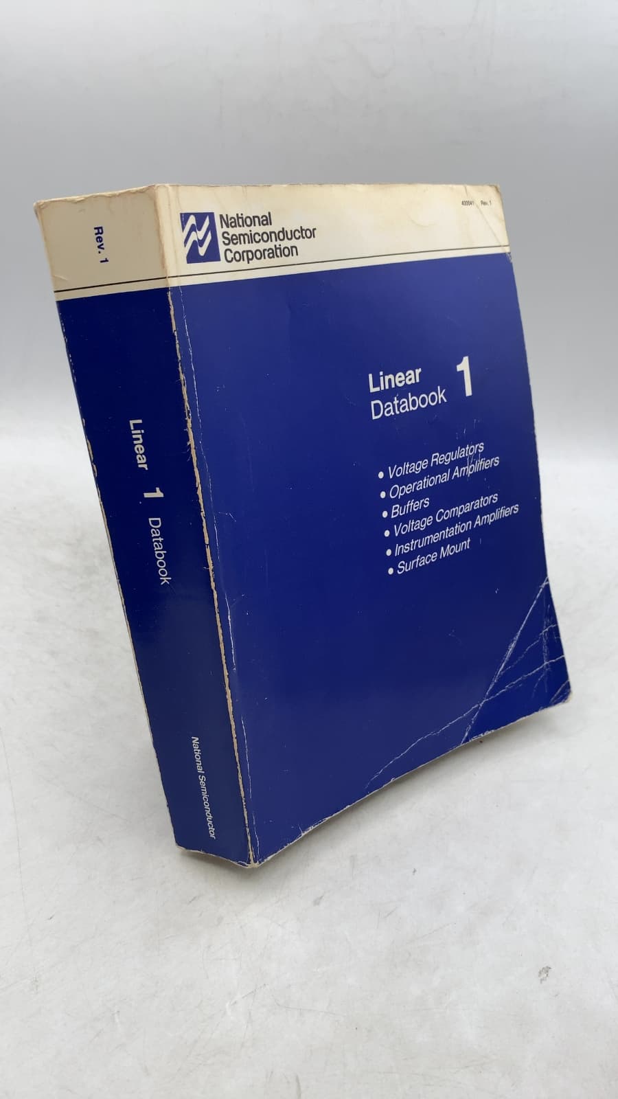 Linear Databook 1 by National Semiconductor Corporation - front cover