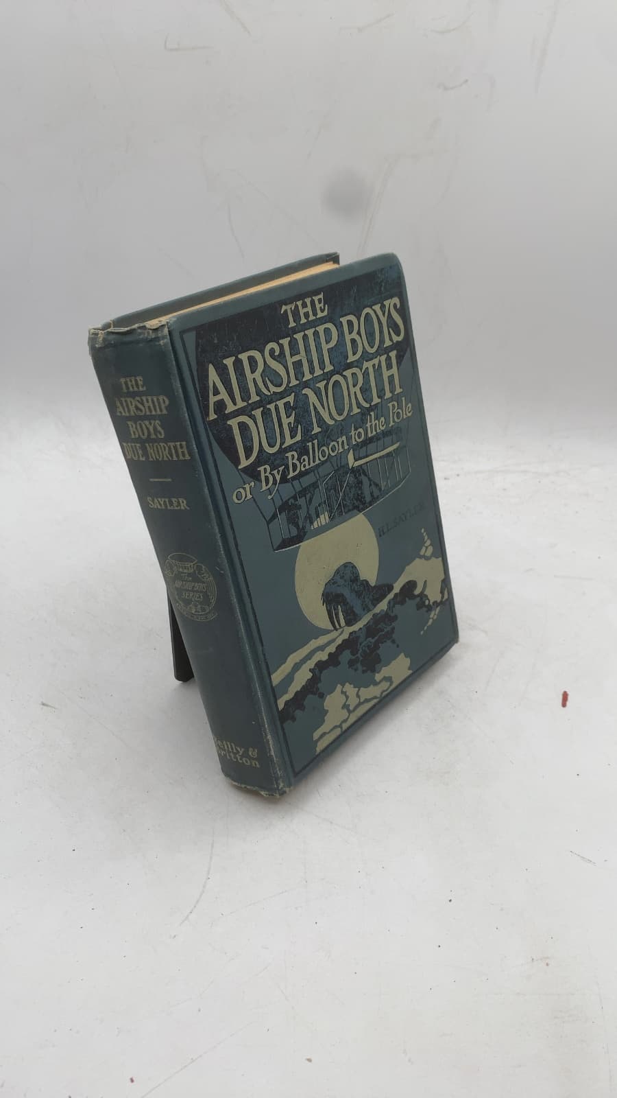 The Airship Boys Due North or, By Balloon to the Pole by H. L. Sayler - front cover