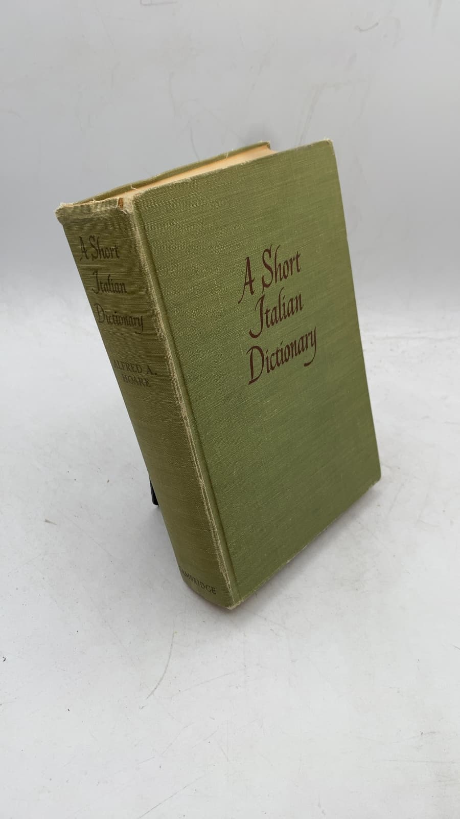 A Short Italian Dictionary by Alfred Hoare, M.A. - front cover