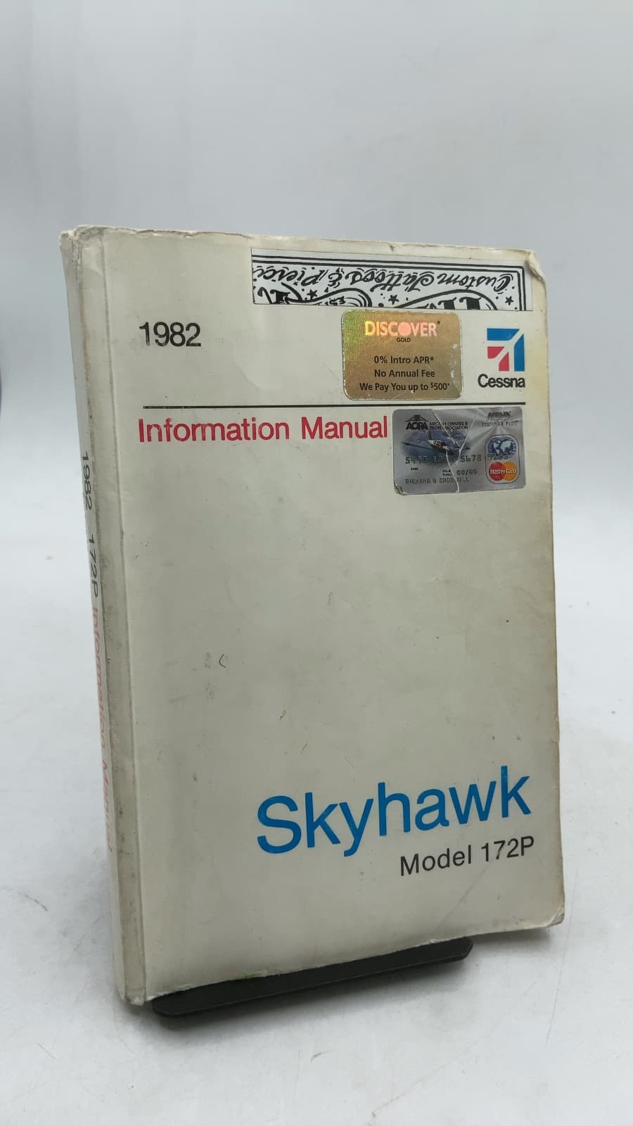 Information Manual Skyhawk Model 172P by Cessna Aircraft Company - front cover